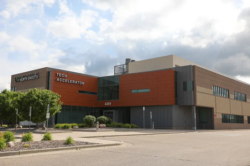 The UND Tech Accelerator building in Grand Forks