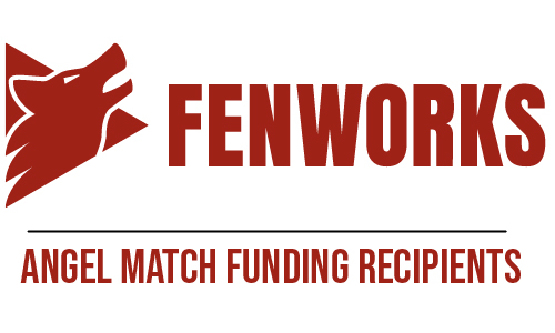 The Fenworks logo with the title ANGEL MATCH FUNDING RECIPIENTS.