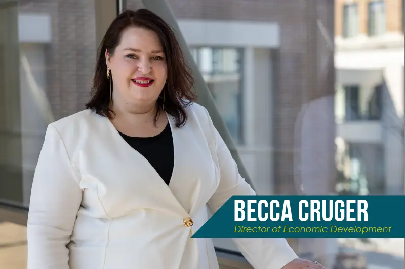 Becca Cruger headshot, EDC Director of Economic Development.