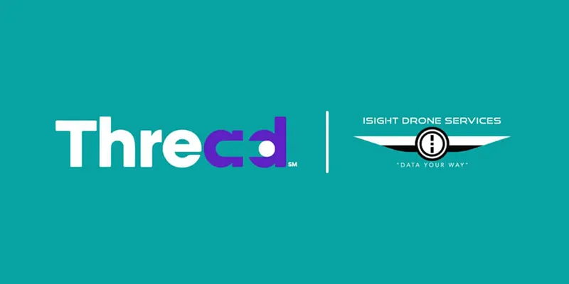 Thread and iSight Drone Services logos